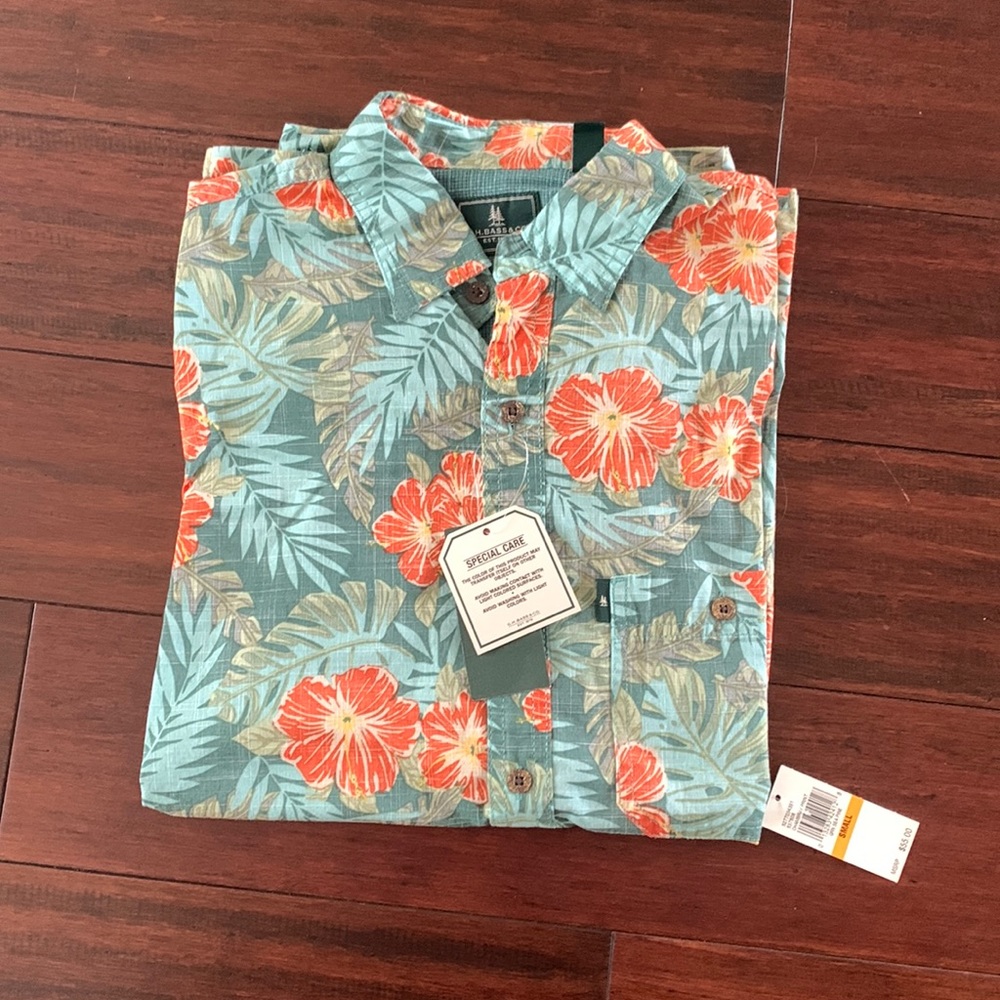 Green Seapine GH Bassand Co salt cove shirt